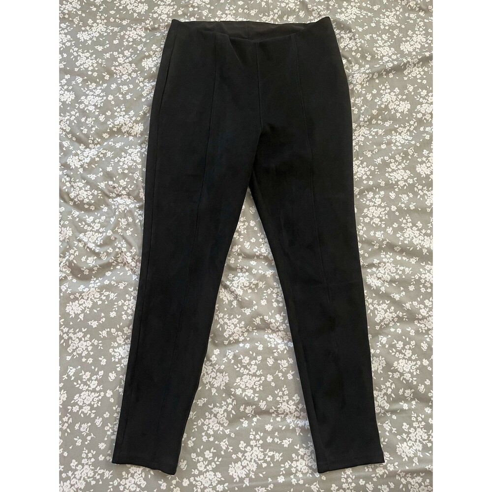 Simply Vera Vera Wang Black High Rise Ankle Leggings Stretch Yoga Size Large